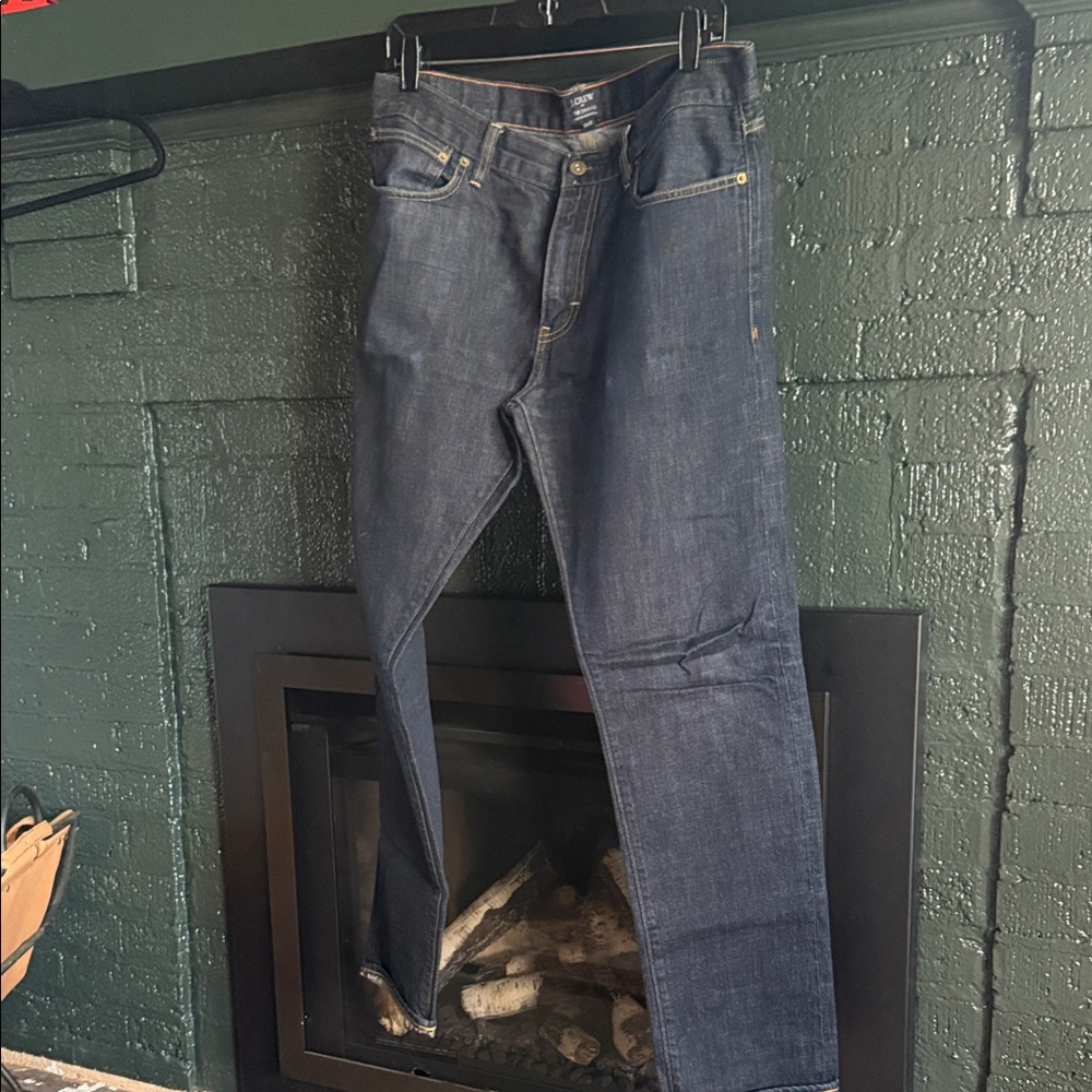 J.Crew The Driggs 32 x 32 Straight Dark Blue Jeans